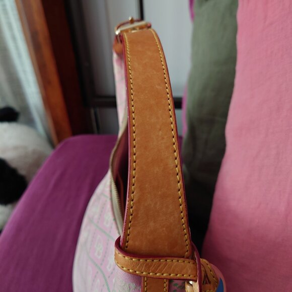 Vintage Dooney & Bourke Pink Bucket Purse - Picture 8 of 16